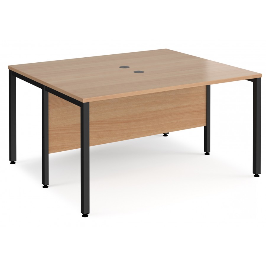 Maestro Bench Leg Back to Back 1200mm Deep Desk